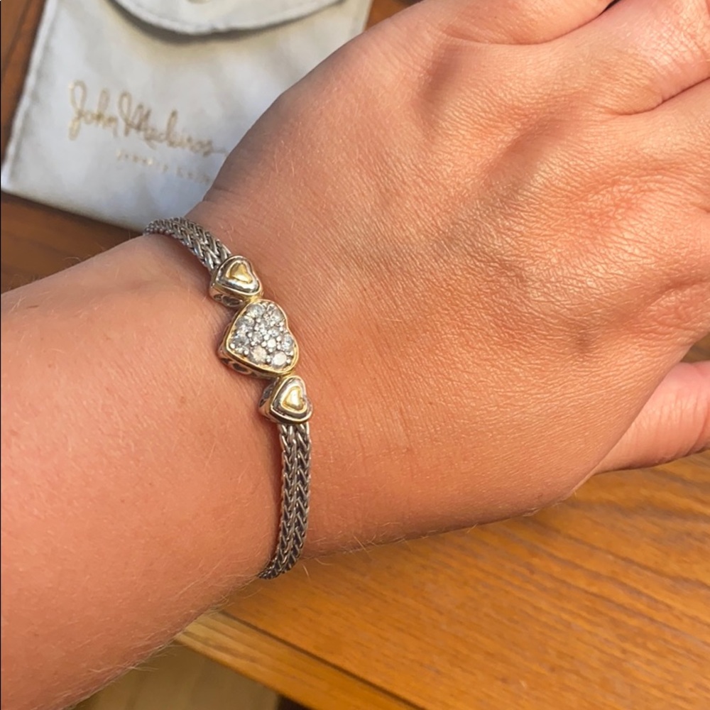 John Medeiros Three Heart Bracelet